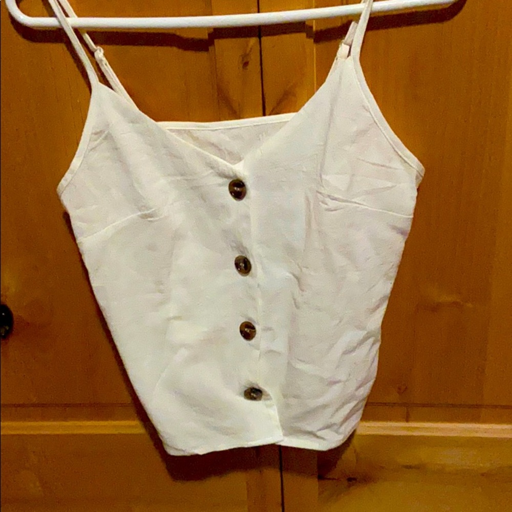 Button Down Tank Top